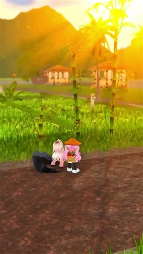 Not even a second has passed since I took off my umbrella kwkw #roblox #sawahindo #robloxindonesi...