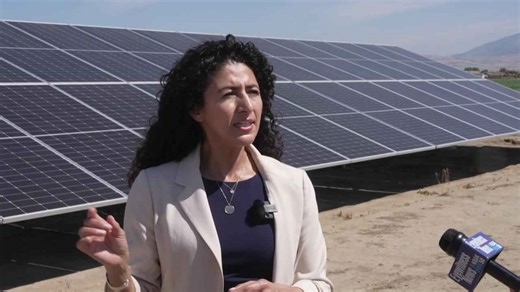 Arvin opens a new solar array to power its wastewater facility, saving the city $300,000 every year