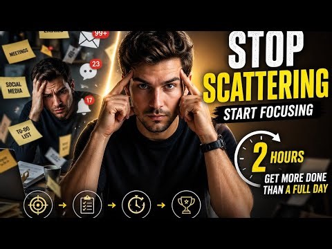 How to Finish 8 Hours of Work in 2 Hours (Deep Work System)