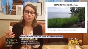 1K views · 23 reactions | Was Jamestown Fort build just to keep people out? Actually, archaeology suggests it was actually a "trade hub." Learn more about trade between Native Americans and English colonists tonight at 8pm ET on C-SPAN 3 from Virginia Tech professor Jessica Taylor. https://www.c-span.org/video/?511484-1/native-american-english-trade-colonial-virginia | American History TV | Facebook