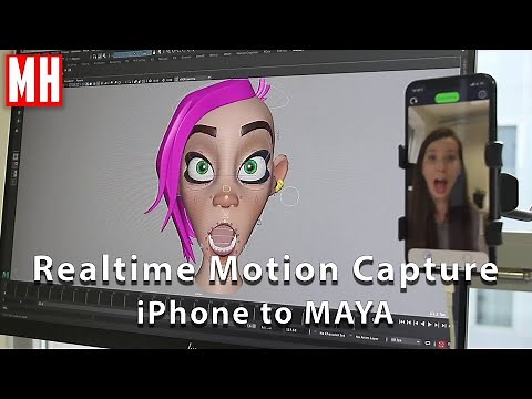 Realtime Motion Capture iPhone to MAYA