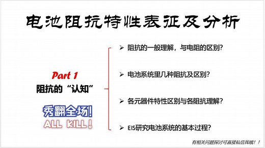 06.2.EIS研究电池系统的基本过程-锂离子电池/DCR测试/ACR/EIS测试数据拟合分析/DRT研究分析/锂电池失效分析/Zview拟合/扎那电化学工作站