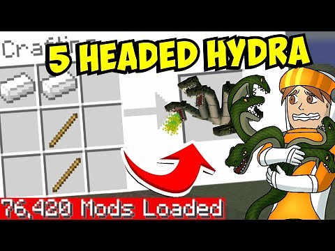 2.0 Largest Minecraft Modpack but EVERY crafting recipe is RANDOM 8