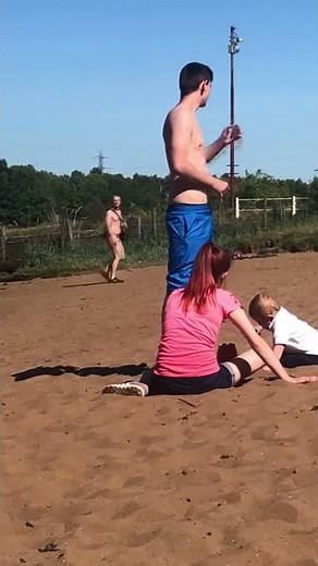 Man in Speedo Takes a Leisurely Stroll || ViralHog