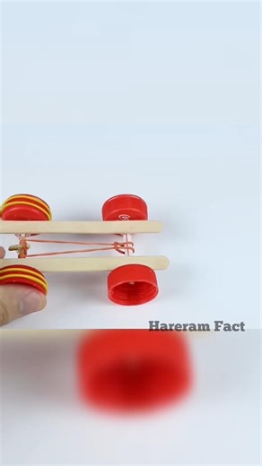 Homemade Easy Toy Car With Icecream Stick or Rubber Band । Toy Car Making #kidsprojects