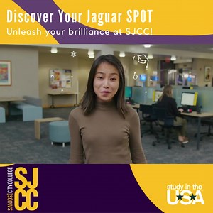 🌟 Explore your path to success at San José City College (SJCC) with the Jaguar SPOTs! 🐾 Hear from our students as they share their journey through the 8 unique areas of study, designed to get you graduating in just two years: 1️⃣ Business, Economics & IT 2️⃣ Health Care & Human Services 3️⃣ Humanities, Social Sciences & Education 4️⃣ Industrial & Technical Careers 5️⃣ Languages and Communication 6️⃣ Personal and Career Exploration 7️⃣ Science, Technology, Engineering, and Mathematics 8️⃣ Visua