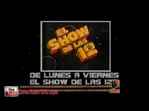 Show de las 12-Promoción Telemundo (Puerto Rico 1985)