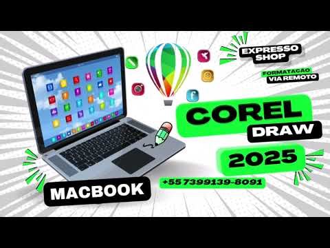 COREL DRAW 2025 ORIGINAL PARA MAC – INSTALAÇÃO RÁPIDA E SEGURA