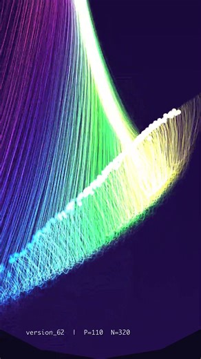 C++ Neon Pendulum Vortex (6s perfect loop) #shorts