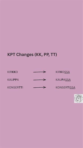 Lesson 23. KPT changes in Nouns