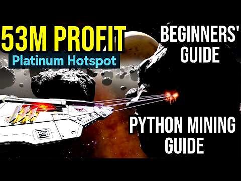 Elite Dangerous – Beginner Python Mining Guide (53M Credits, Platinum Hotspot)