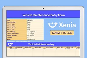 Vehicle Maintenance Log | Free Tools by Xenia