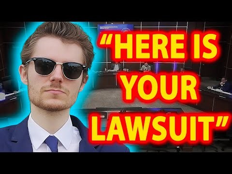 Process Server Appears at Public Meeting to Serve LAWSUIT on Politician!