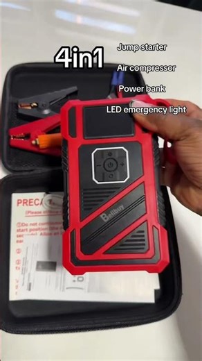 Link 👇 This Jump Starter + Air Compressor Saves the Day 🚗⚡”