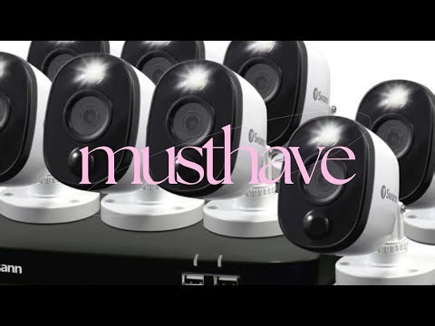 Swann 8-Channel Full HD Security System 🎥🔒 | Color Night Vision, 1TB HDD, 24/7 Recording