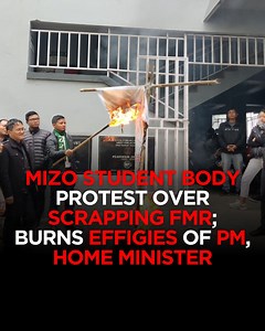3K views · 17 reactions | Mizo student body protest over scrapping...
