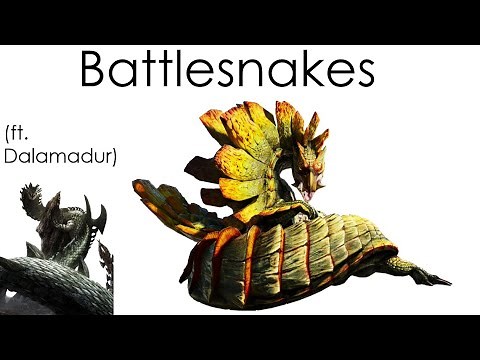 Snake Wyvern Ecology : Najarala in Monster Hunter