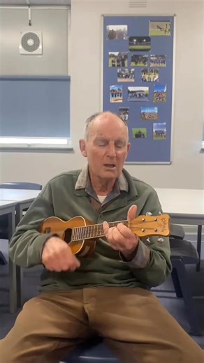 JHS had the pleasure last week from former teacher Brian Beasley singing the school song. | Junee High School