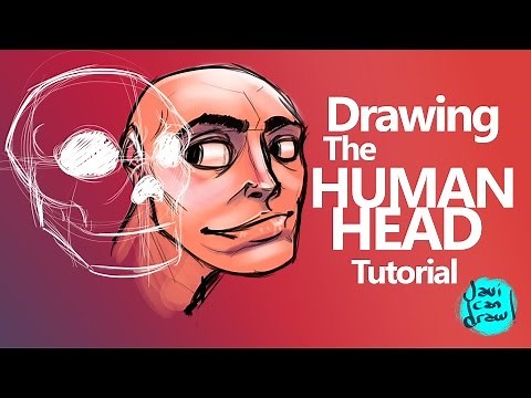 HOW TO DRAW THE HUMAN HEAD TUTORIAL FOR BEGINNERS