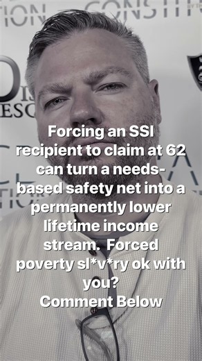 FORCED SSI poverty cool with you?