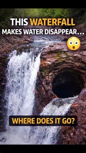 This US Waterfall Makes Water Disappear 😳 Devils Kettle Mystery
