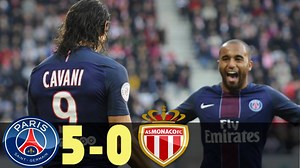 PSG vs Monaco 5 - 0 Highlights 26.04.2017 HD