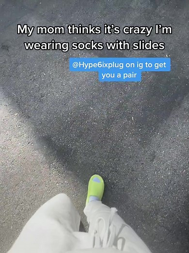 Would you? #yeezyslides #glowgreenslides