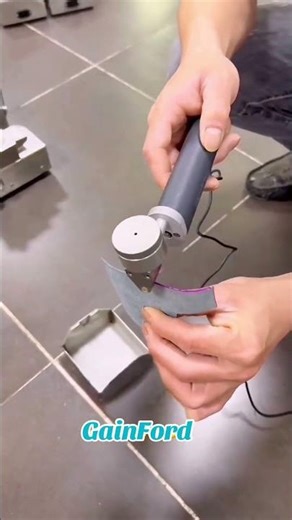 Handheld Edge Dyeing Machine Making#edgedyeing #leathercraft #leathermachine #edgepaintingmachine