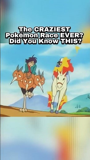 The CRAZIEST Pokémon Race EVER? Did You Know THIS?