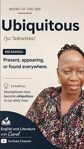 Did You Know the meaning of the word Ubiquitous? #activeenglish #vocabs