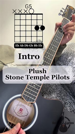 Plush - Stone Temple Pilots | Acoustic guitar short cover with chords and lyrics #plush #stonetemplepilots #90smusic