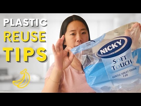 5 Easy ways to Reuse Plastic Bag Packaging & Save Money | How to Reuse to Reduce Plastic Waste