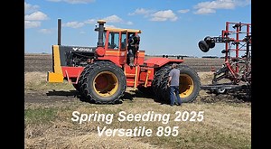 This video features a Versatile 895 tractor that's 40  years old with over 16,000 engine hours - and still going strong. Planting canola along with a Morris seed cart and a CaseIH Concord hoe opener seeder.  Peter Agriconguy