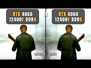 RTX 4060 + i5 12400F - DDR4 vs DDR5 Ram - 10 Games Tested - 1440P/DLSS