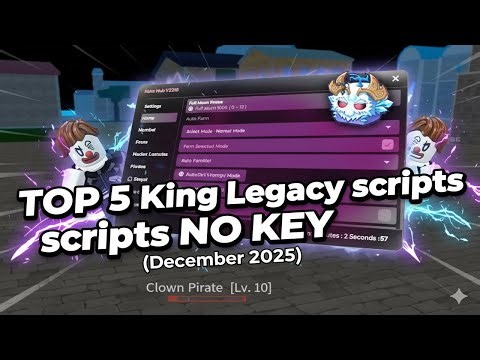 TOP 5 King Legacy scripts – NO KEY (December 2025)