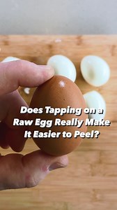 44K views · 494 reactions | There’s been lots of buzz on social media about how tapping a raw egg before boiling can make it peel cleanly. We put that technique to the test. Learn more: https://cooks.io/48EyGOk | America's Test Kitchen | Facebook