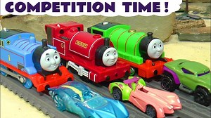 Thomas the Tank Engine and Funny Funlings Toys Competition in this Family Friendly Toy Episode Video