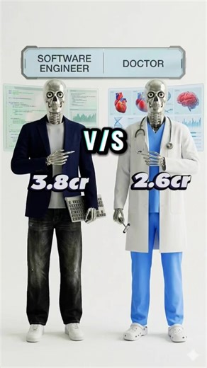 Software Engineer vs Doctor who is more rich?