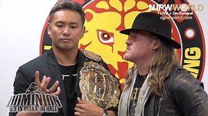 IWGPヘビー級ベルトを巡る危険な初遭遇！ 大阪城ホールに降り注ぐのは歓喜のレインか、無情なるペインか！？ 6月9日(日) 16:00開始「DOMINION 6.9 in OSAKA-JO HALL」 第9試合 IWGPヘビー級選手権試合 試合前煽りVTR 【王者】オカダ・カズチカ Kazuchika Okada vs 【挑戦者】クリス・ジェリコ Chris Jericho 会場に来られない方は #新日本プロレスワールド で！▶︎njpwworld.com #njdominion #njpw #njpwworld #PainmakerVsRainmaker | NJPW WORLD【New Japan Pro-Wrestling LIVE & On-Demand】