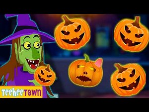 🕷️🎃 Jack O’ Lanterns and Dancing Skeletons 💀 | Halloween Songs for Kids | Teehee Town