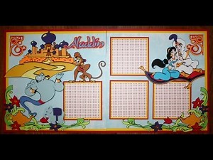 Faith Abigail Designs - Aladdin Scrapbook Layout Tutorial