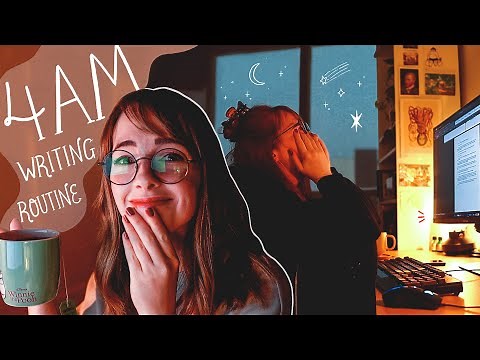 I tried Haruki Murakami's 4AM writing routine ☁️☕