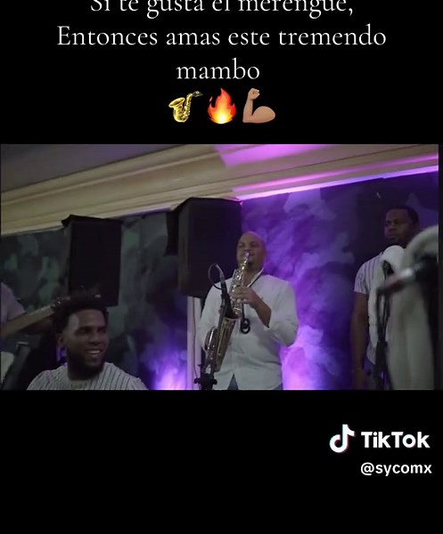 Merengue Music Featuring Saxophone in the Dominican Republic