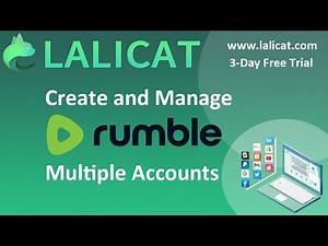 How to create multiple free Rumble accounts?