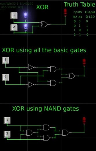 X-OR (Exclusive OR) gate #experiment