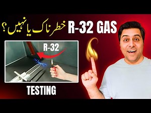 R32 Gas Fire Test 🔥 Will It Burn?
