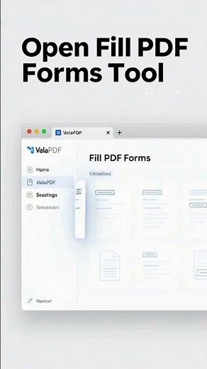 How to Fill PDF Forms Online Free | Edit & Complete PDF Forms Easily with VelaPDF