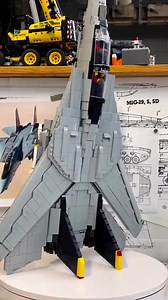 LEGO F-14 Super Tomcat by Brickmania #lego #legos #legotiktok #legotiktoker #brickmania | Bad Bricks