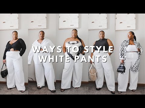 HOW TO STYLE WHITE PANTS | WOMEN'S SPRING SUMMER OUTFIT IDEAS | LAUREN ALEXANDRIA