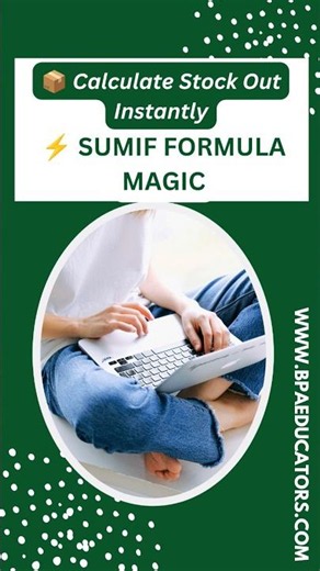Calculate Stock Out Value Instantly in Excel ⚡ | SUMIF Formula Explained 🔥